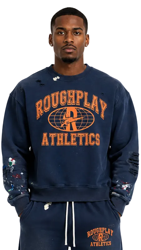 Roughplay athletics crewneck sweatshirt by ROUGH PLAY