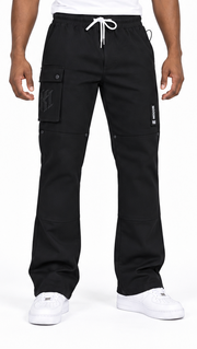 Makobi adorni stacked nylon pant by MAKOBI