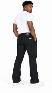 Makobi adorni stacked nylon pant by MAKOBI
