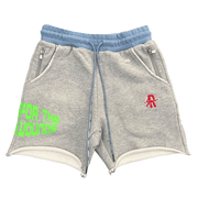 Rough Play logo sweatshorts (Runs small recommended size up) - SHORTS - Cityswagusa.com