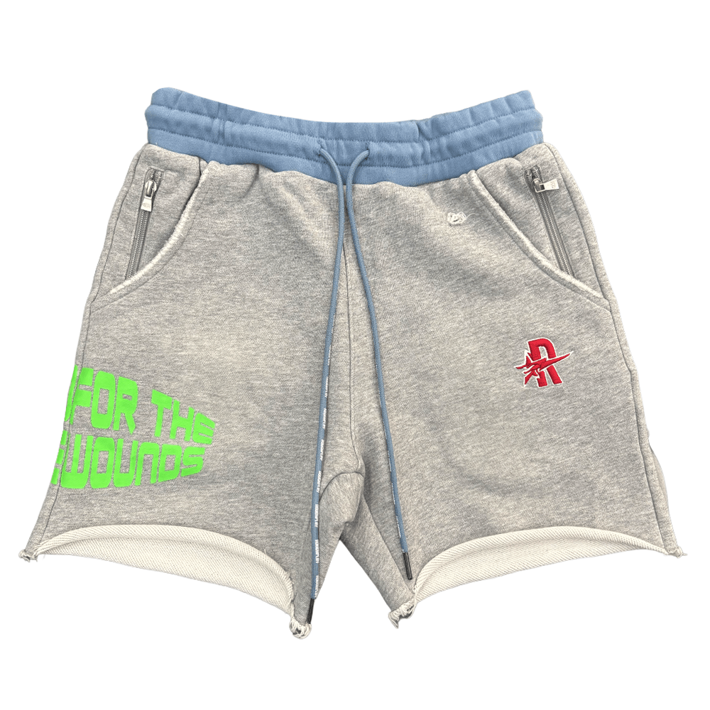 Rough Play logo sweatshorts (Runs small recommended size up) - SHORTS - Cityswagusa.com