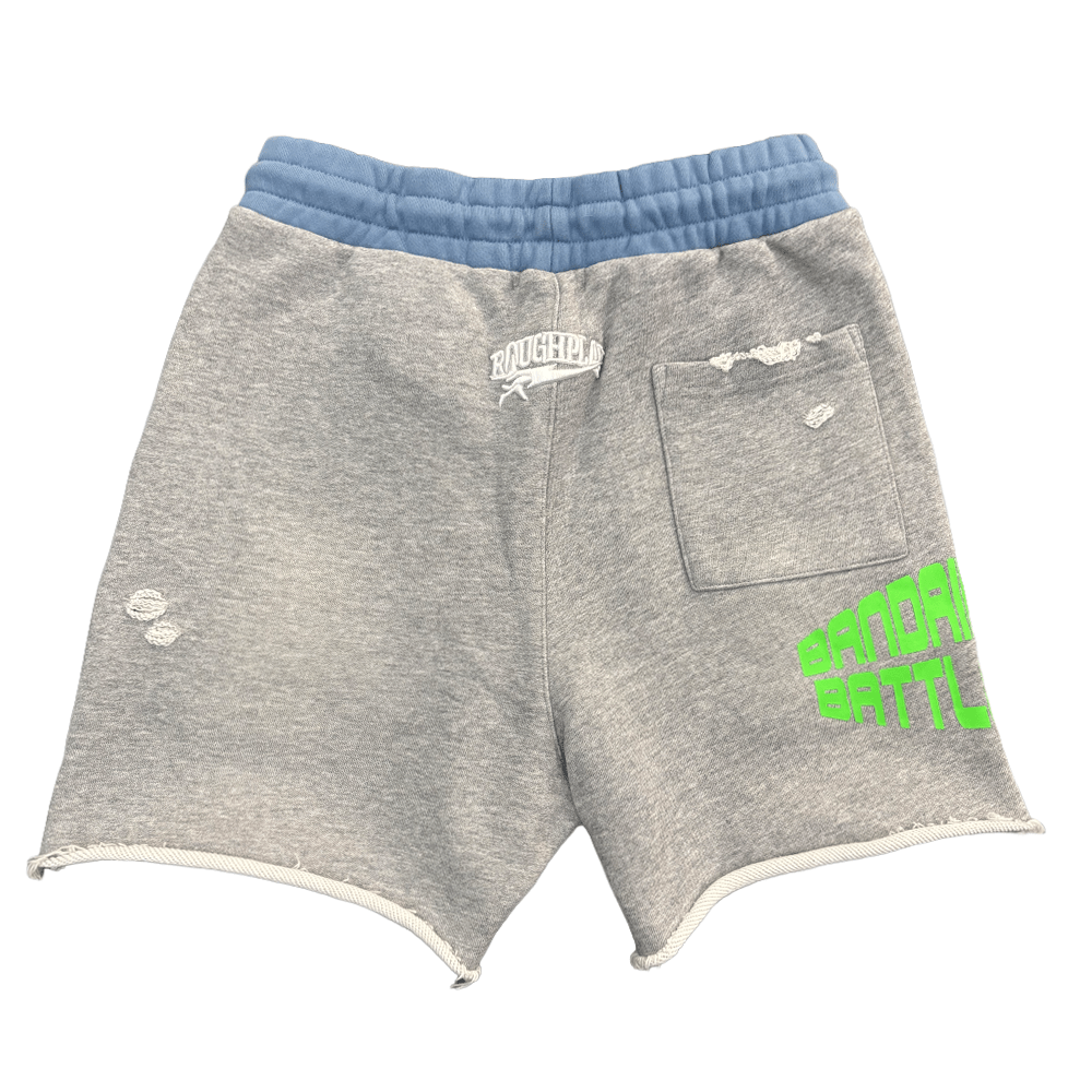 Rough Play logo sweatshorts (Runs small recommended size up) - SHORTS - Cityswagusa.com