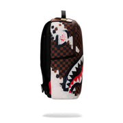 Sprayground Sharks in Paris Gallery Edition Backpack - Sprayground sharks in paris cotton canvas painted dlx backpack by SPRAYGROUND