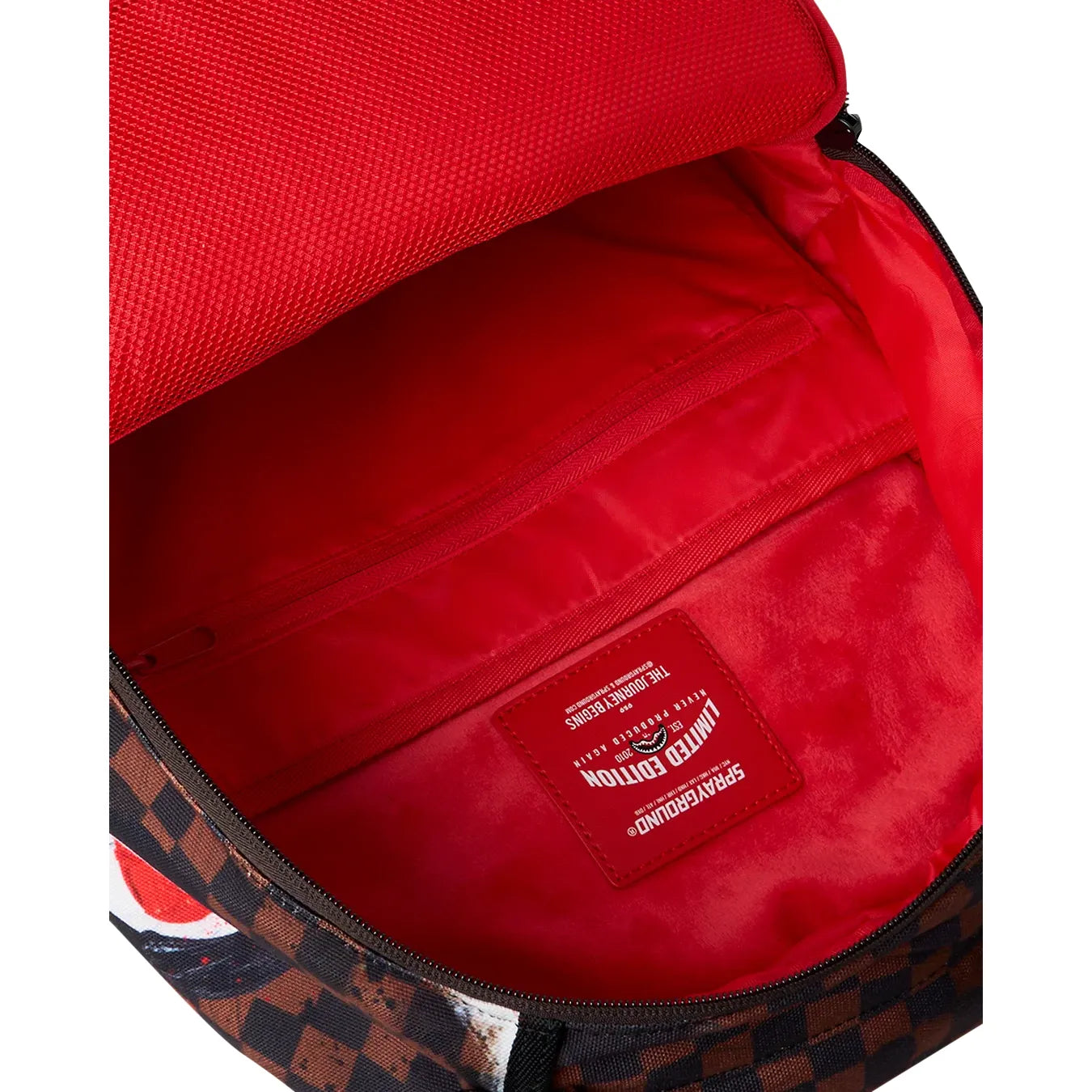 Sprayground Sharks in Paris Gallery Edition Backpack - Sprayground sharks in paris cotton canvas painted dlx backpack by SPRAYGROUND