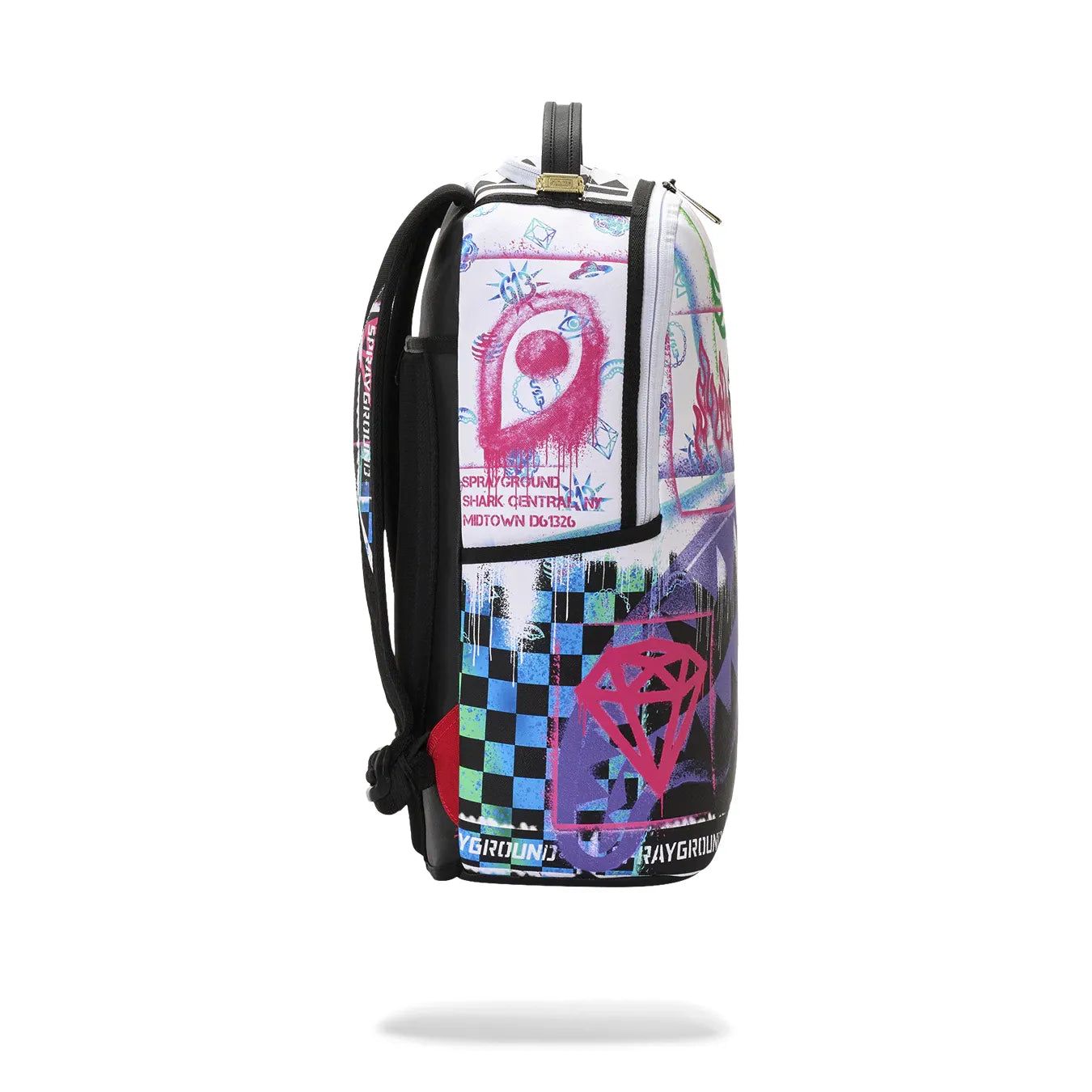 Sprayground stencil pencil continental backpack by SPRAYGROUND