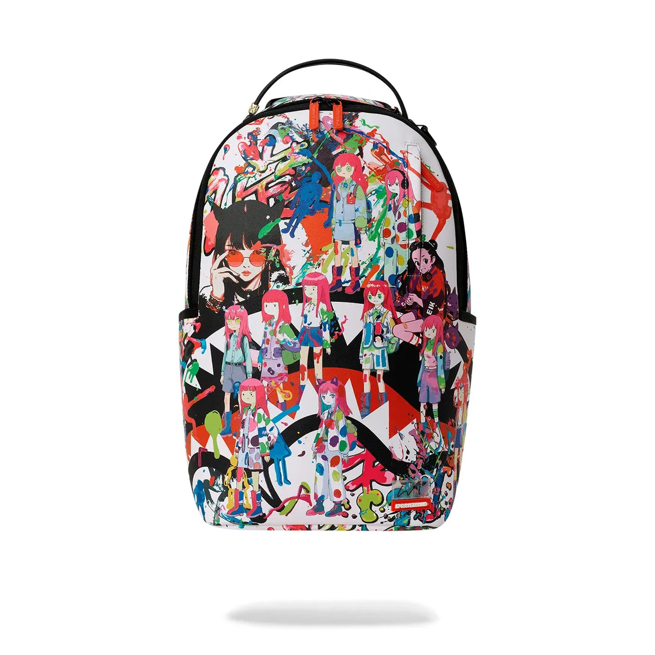 Sprayground collaboration hideki saijo kawaii chaos backpack by SPRAYGROUND