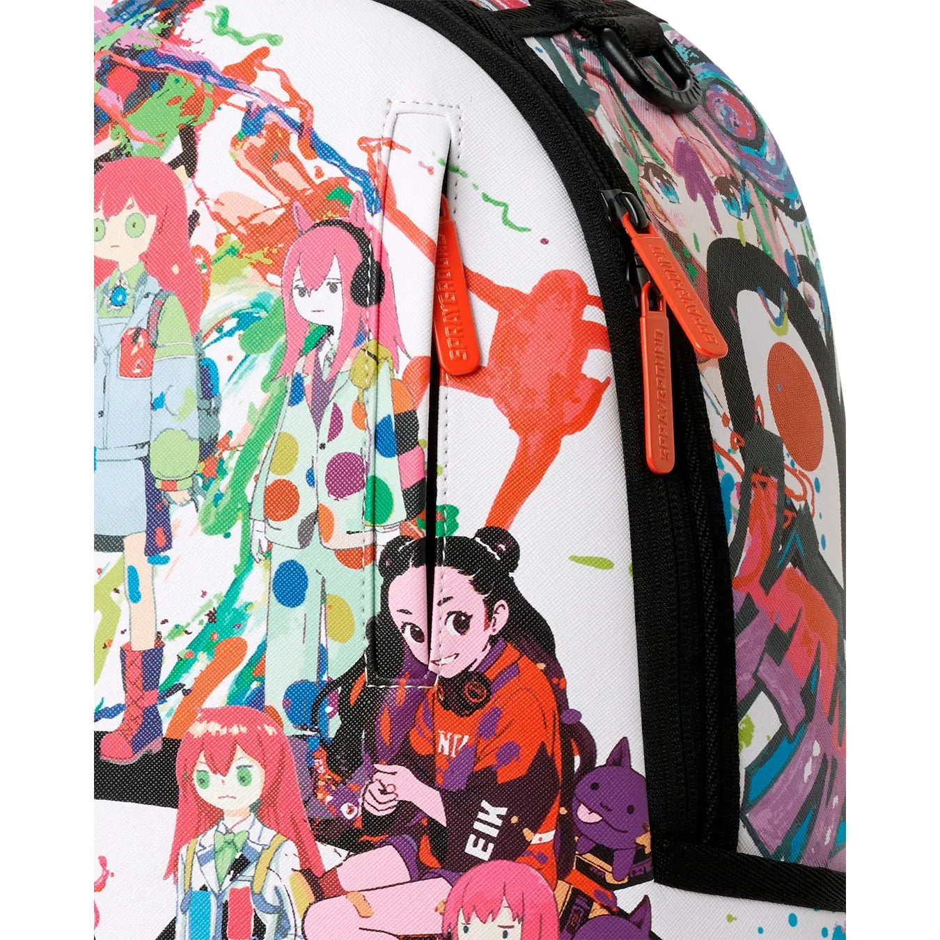 Sprayground collaboration hideki saijo kawaii chaos backpack by SPRAYGROUND
