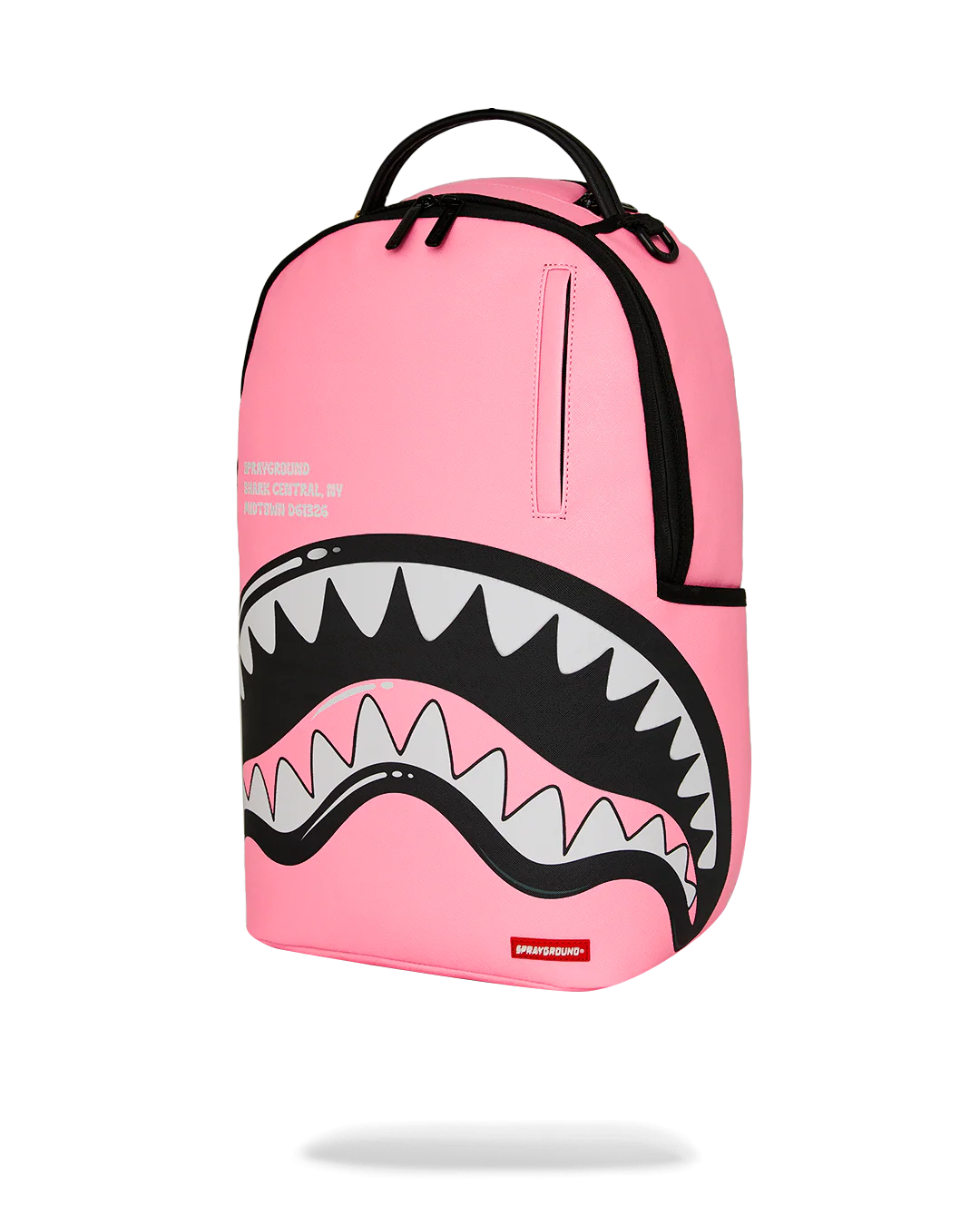 Sprayground shark central bubble shark (pink) backpack by SPRAYGROUND