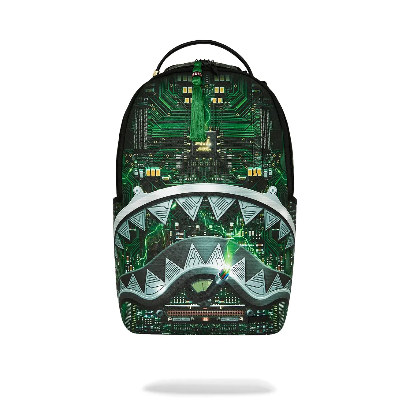 Sprayground ai african intelligence rewired & inspired backpack sandflower collab by SPRAYGROUND