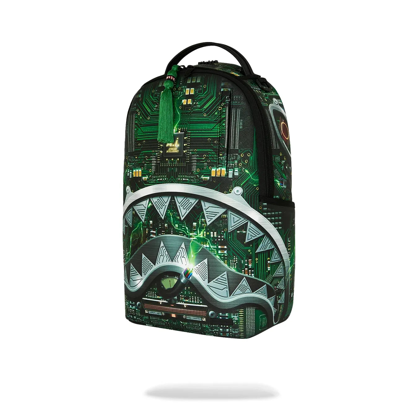 Sprayground ai african intelligence rewired & inspired backpack sandflower collab by SPRAYGROUND