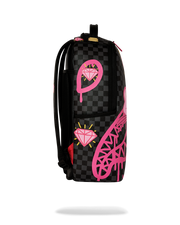 Sprayground pink panther drippy diamonds backpack by SPRAYGROUND