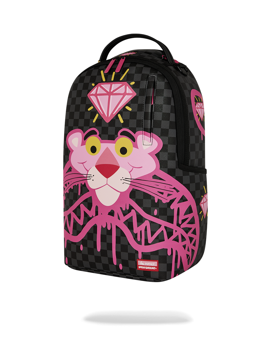 Sprayground pink panther drippy diamonds backpack by SPRAYGROUND