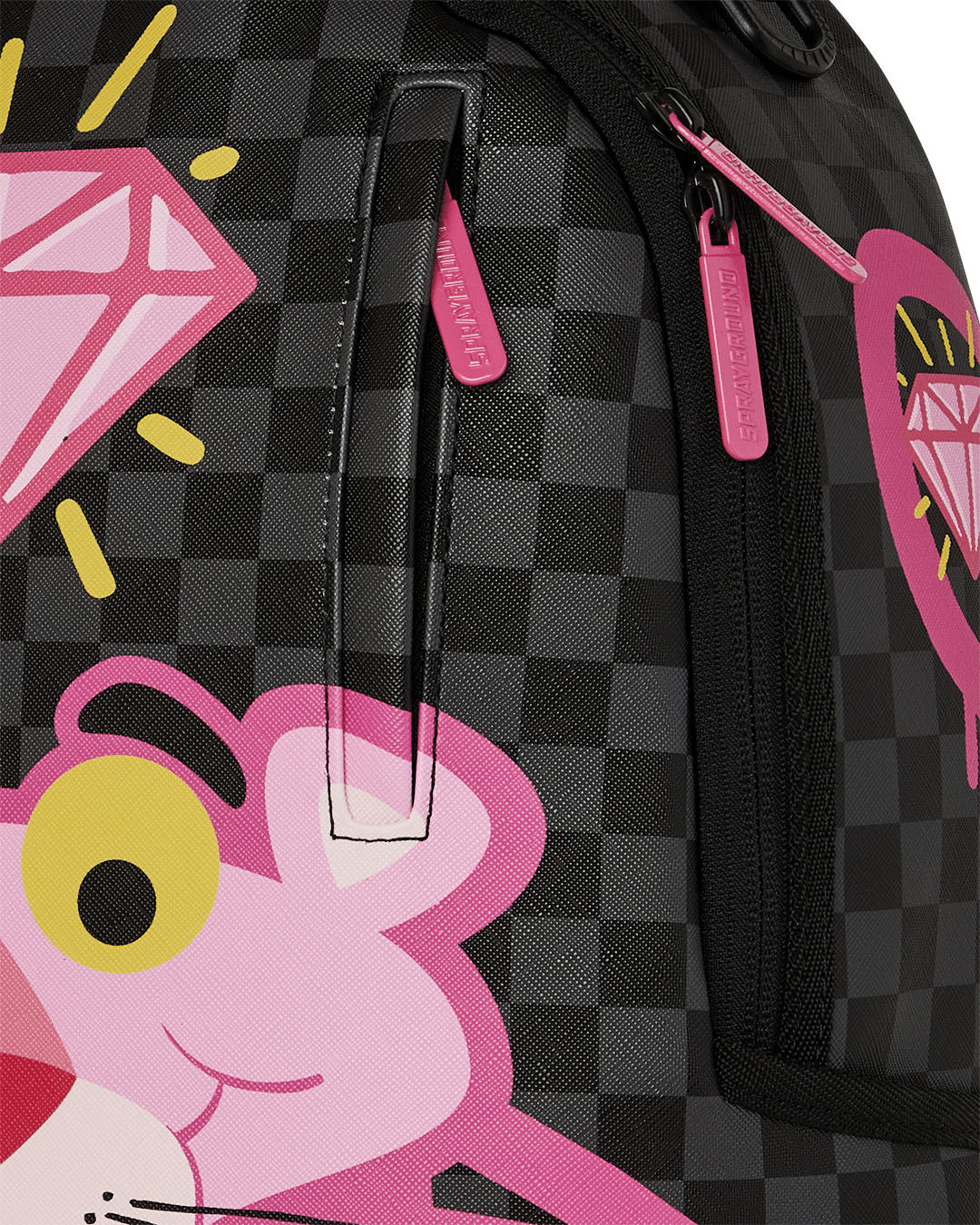 Sprayground pink panther drippy diamonds backpack by SPRAYGROUND