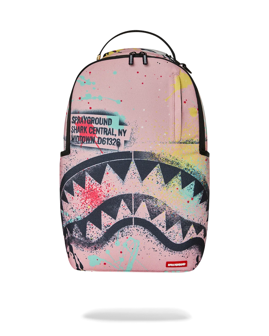Sprayground shark central stencil lab backpack by SPRAYGROUND
