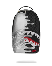Sprayground silver side drip backpack by SPRAYGROUND