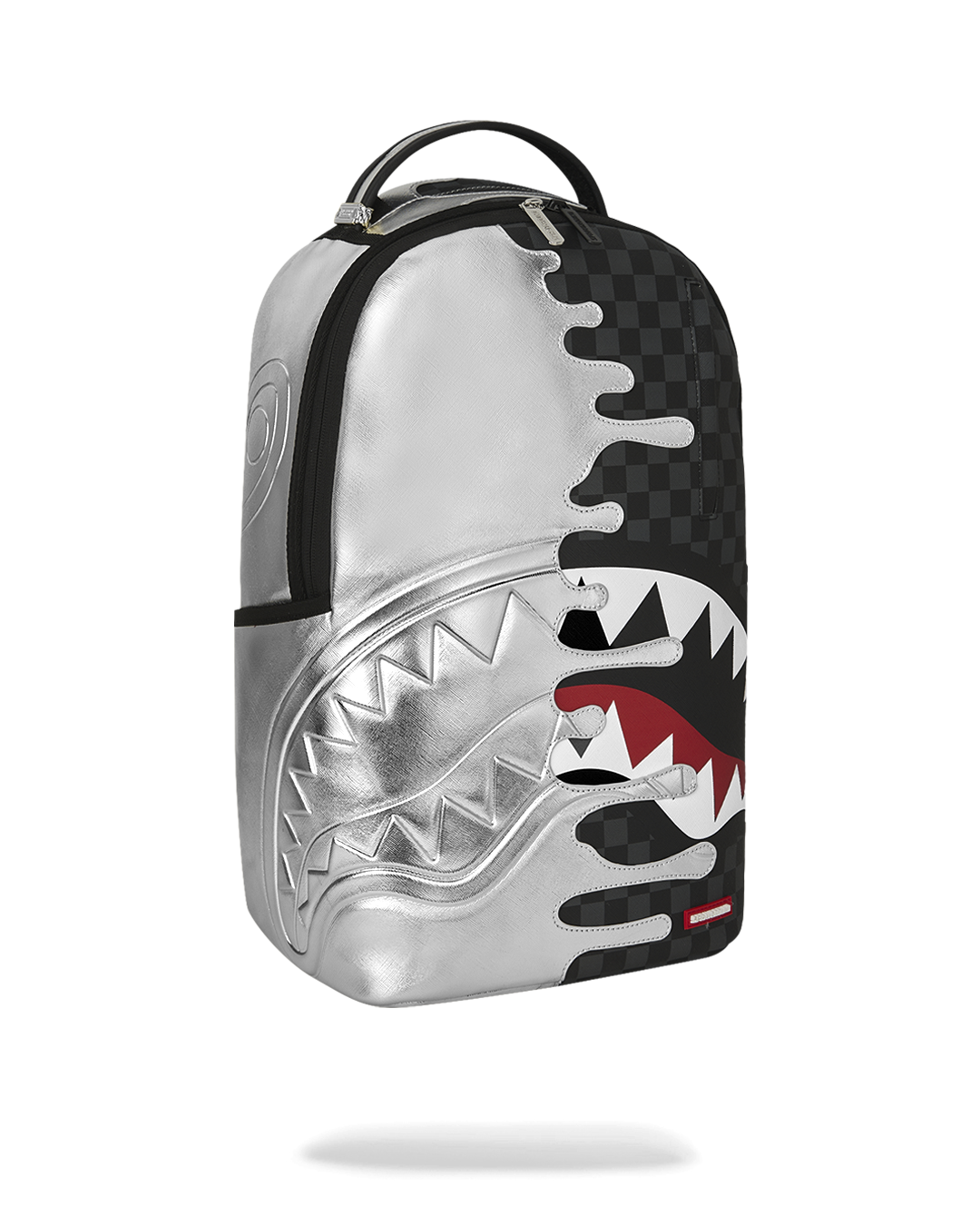 Sprayground silver side drip backpack by SPRAYGROUND