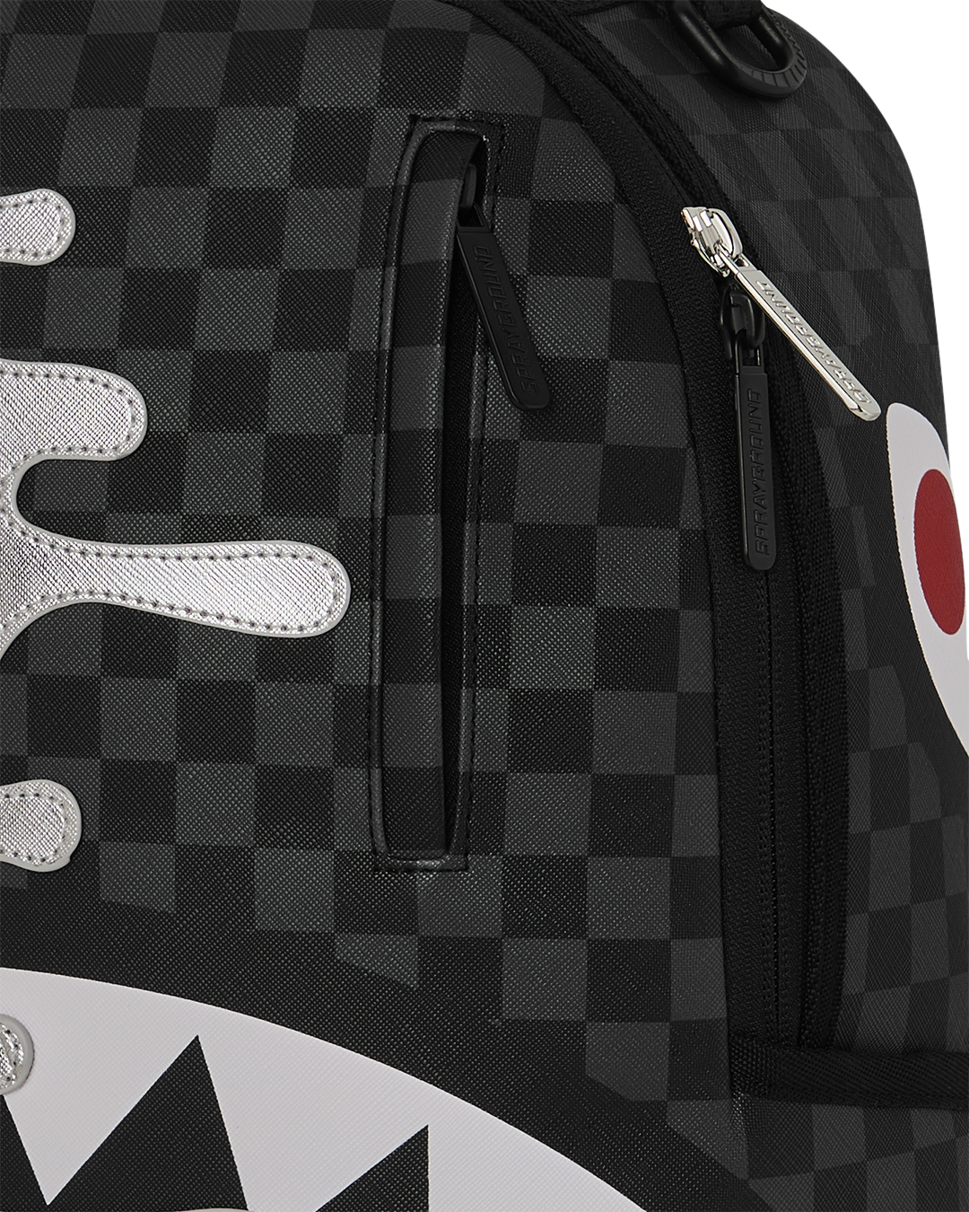 Sprayground silver side drip backpack by SPRAYGROUND