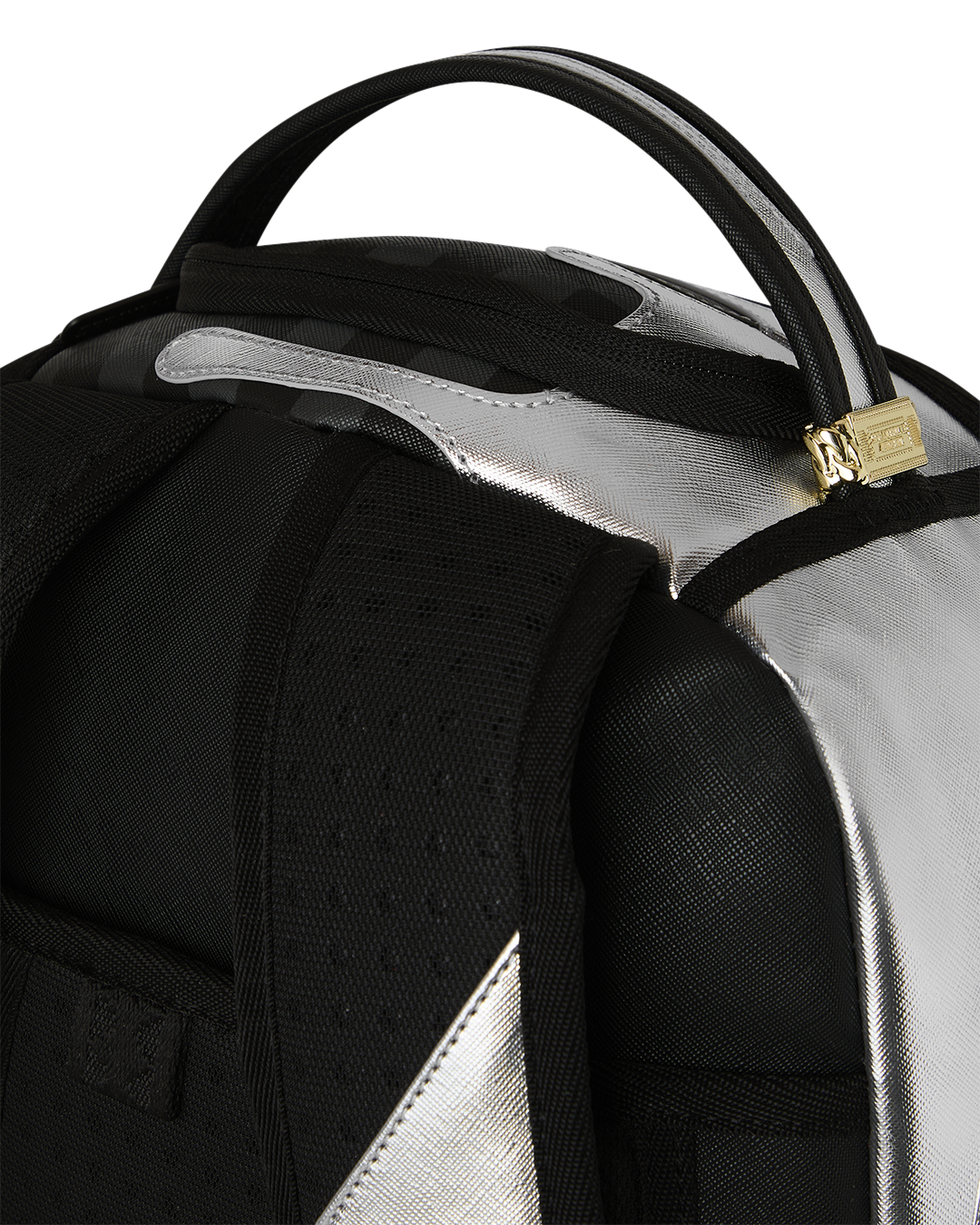 Sprayground silver side drip backpack by SPRAYGROUND