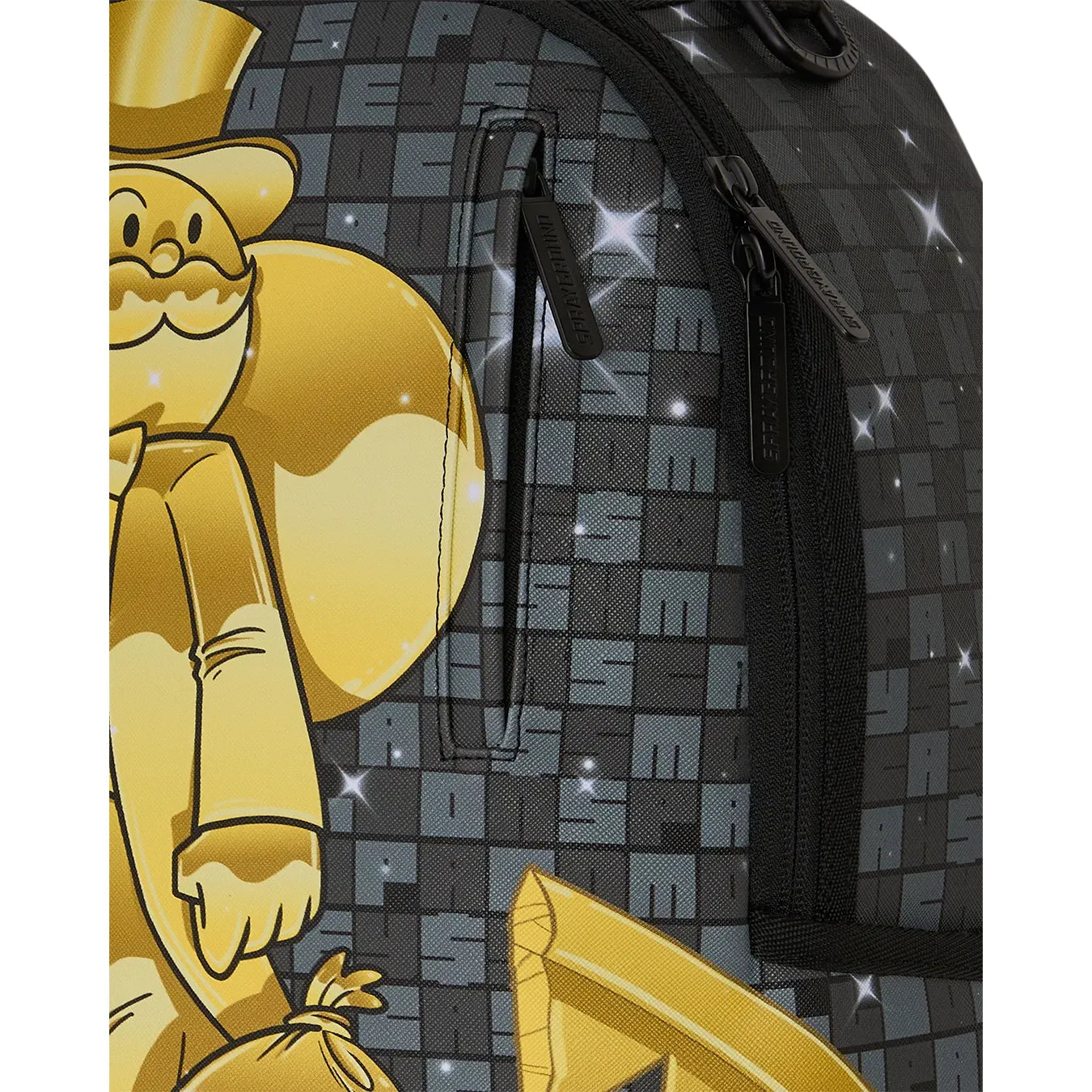 Sprayground monopoly collab – get the gold backpack by SPRAYGROUND