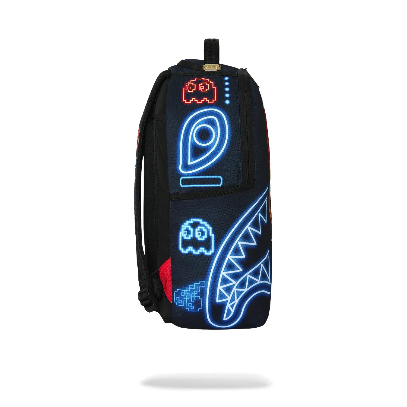 Sprayground PAC-MAN Eat Em Up Backpack- Sprayground pacman neon shark dlxsr backpack by SPRAYGROUND