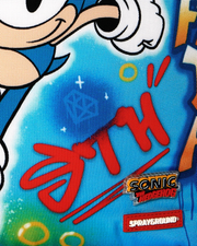 Sprayground sonic on the run 91 backpack by SPRAYGROUND