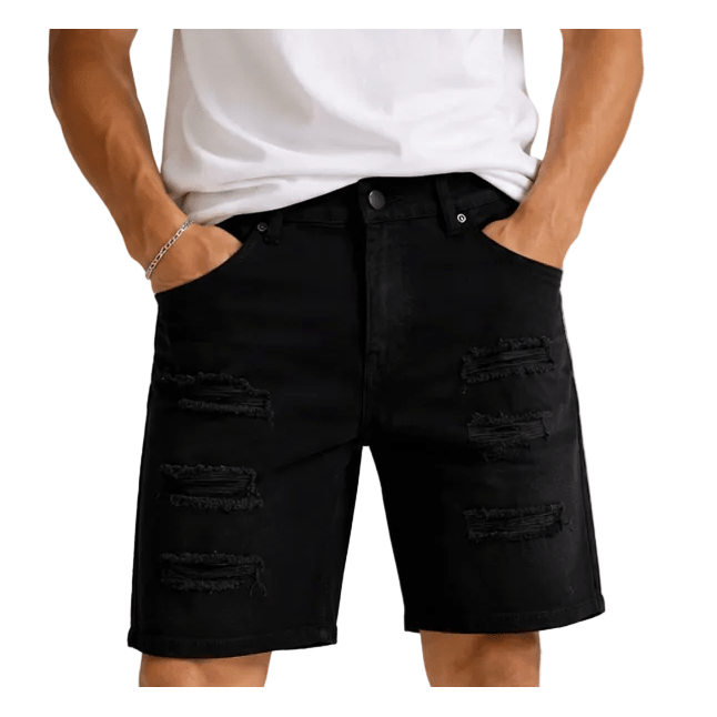 Waimea distressed denim shorts - SHORTS - Cityswagusa.com