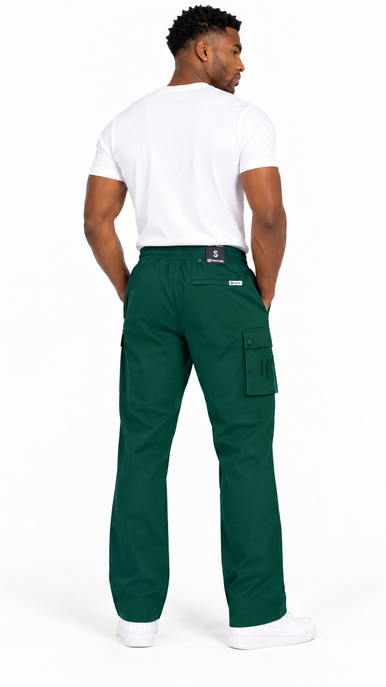 Makobi adorni stacked nylon pant by MAKOBI