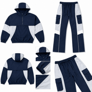 Rebel minds ripstop nylon colorblock set. - TRACK SUITS - Cityswagusa.com