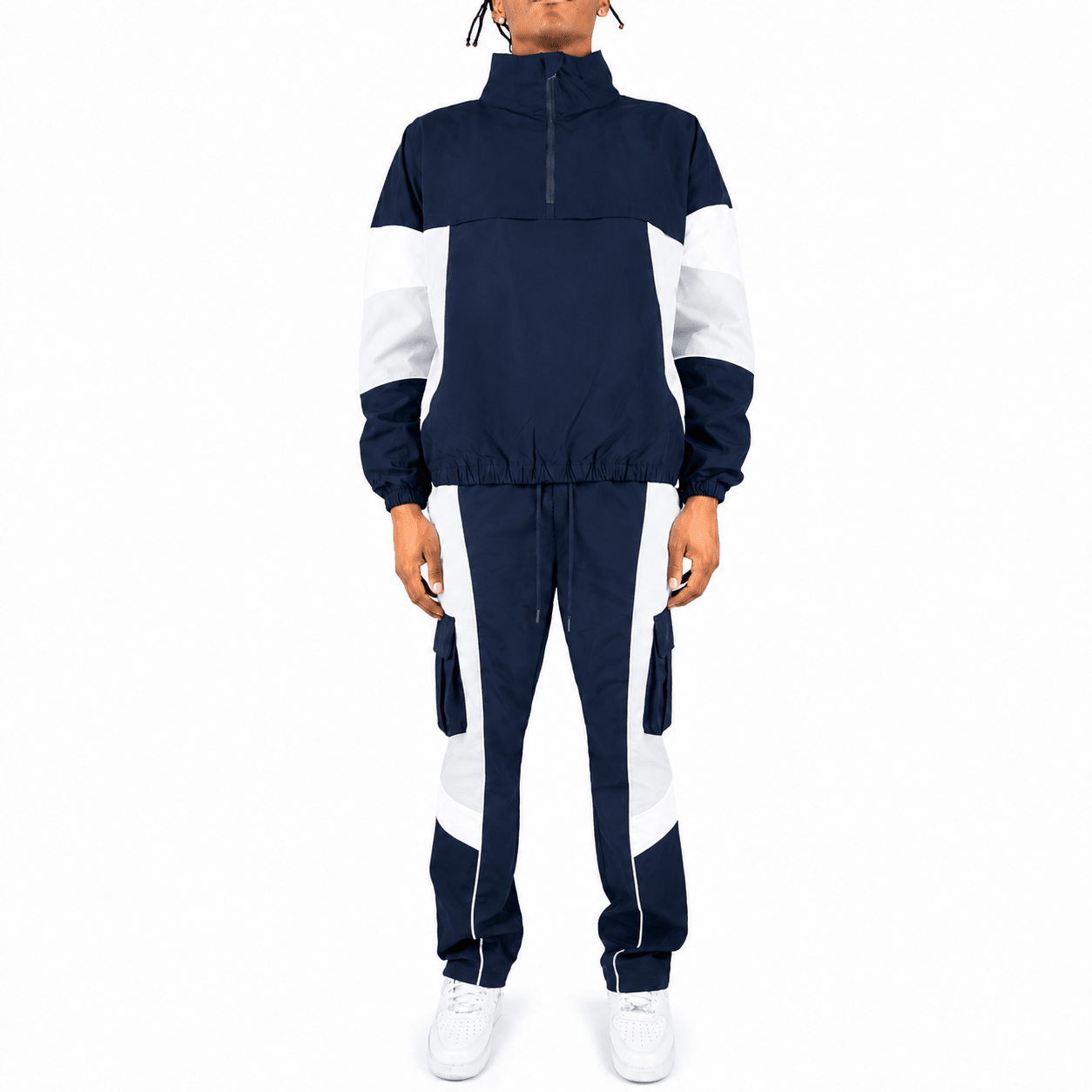 Rebel minds ripstop nylon colorblock set. - TRACK SUITS - Cityswagusa.com