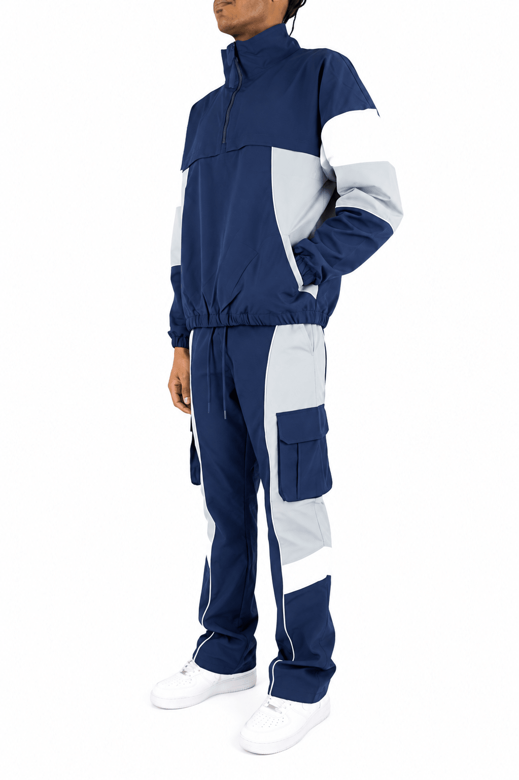 Rebel minds ripstop nylon colorblock set. - TRACK SUITS - Cityswagusa.com