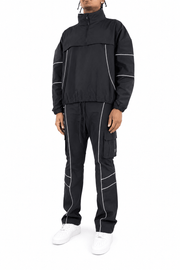 Rebel minds ripstop nylon colorblock set, - TRACK SUITS - Cityswagusa.com