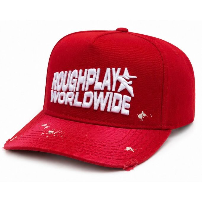 Roughplay paint splatter logo snapback hat - HATS - Cityswagusa.com