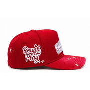 Roughplay paint splatter logo snapback hat - HATS - Cityswagusa.com
