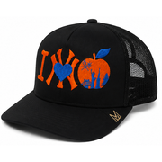 I heart ny big apple snapback hat by DAD HATS