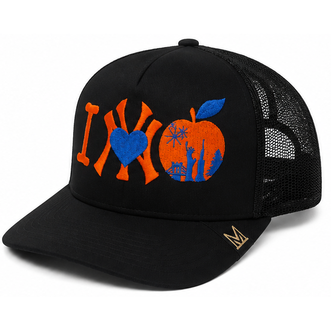 I heart ny big apple snapback hat by DAD HATS