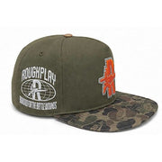Rough play rhinestone logo snapback hat - HATS - Cityswagusa.com