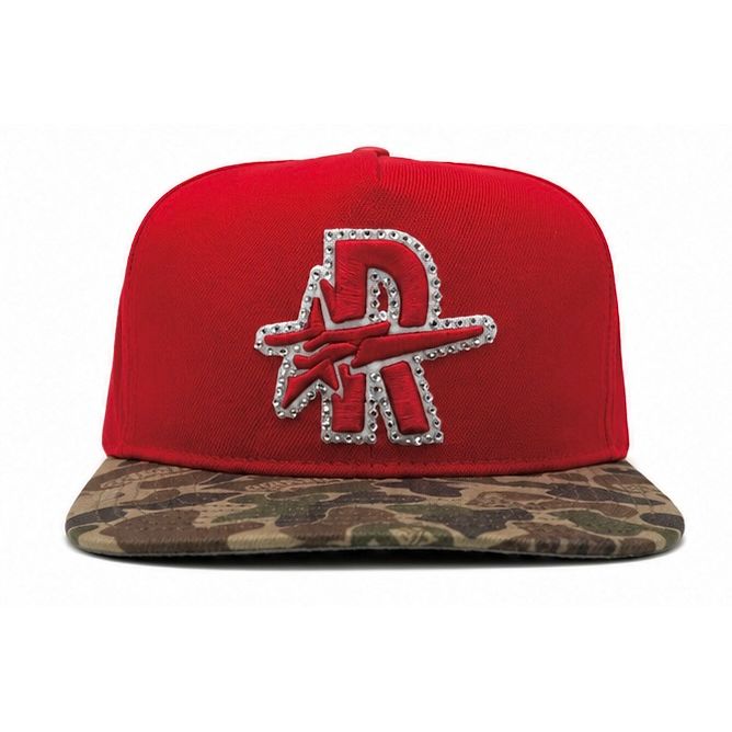 Rough play rhinestone logo snapback hat - HATS - Cityswagusa.com