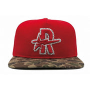 Rough play rhinestone logo snapback hat - HATS - Cityswagusa.com