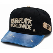 Roughplay paint splatter logo snapback hat - HATS - Cityswagusa.com