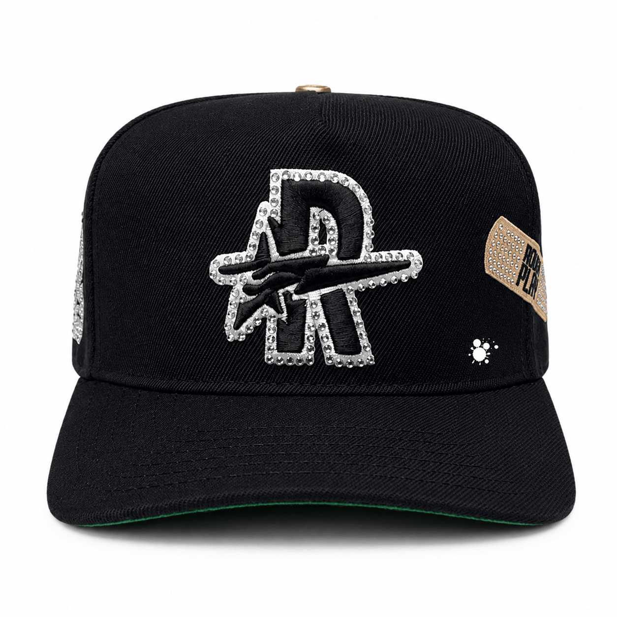 Rough play rhinestone logo snapback hat, - HATS - Cityswagusa.com