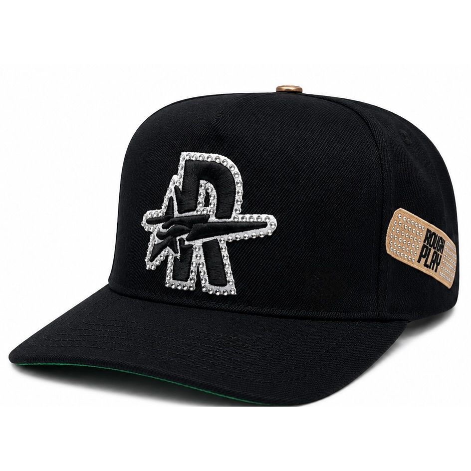Rough play rhinestone logo snapback hat, - HATS - Cityswagusa.com