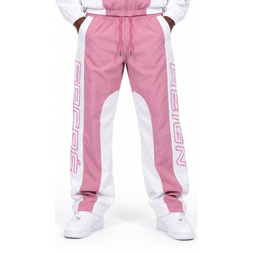Sacre reign multi panel nylon trackpant by FOCUS