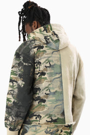 Smoke rise royalty color block zip up hoodie by SMOKE RISE