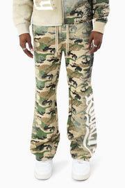 Smoke rise royalty color block fleece pant by SMOKE RISE