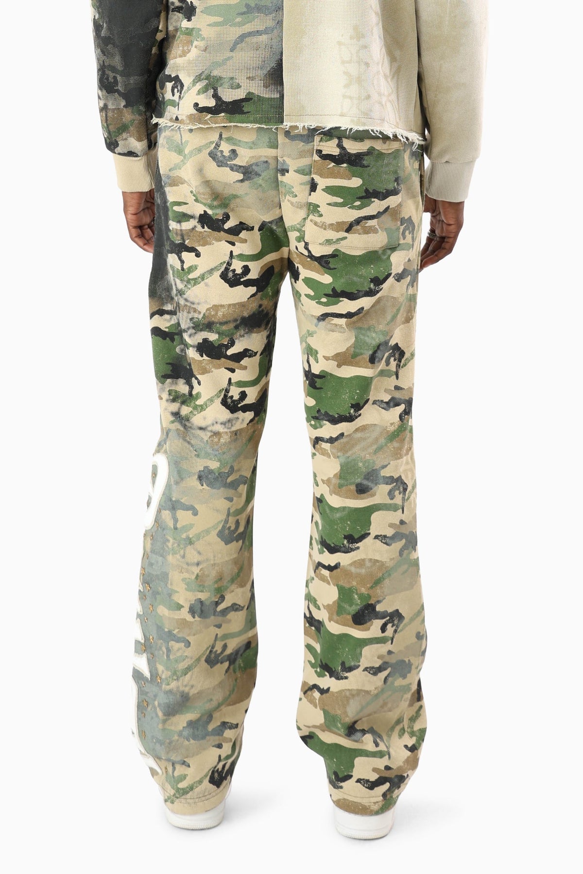 Smoke rise royalty color block fleece pant by SMOKE RISE