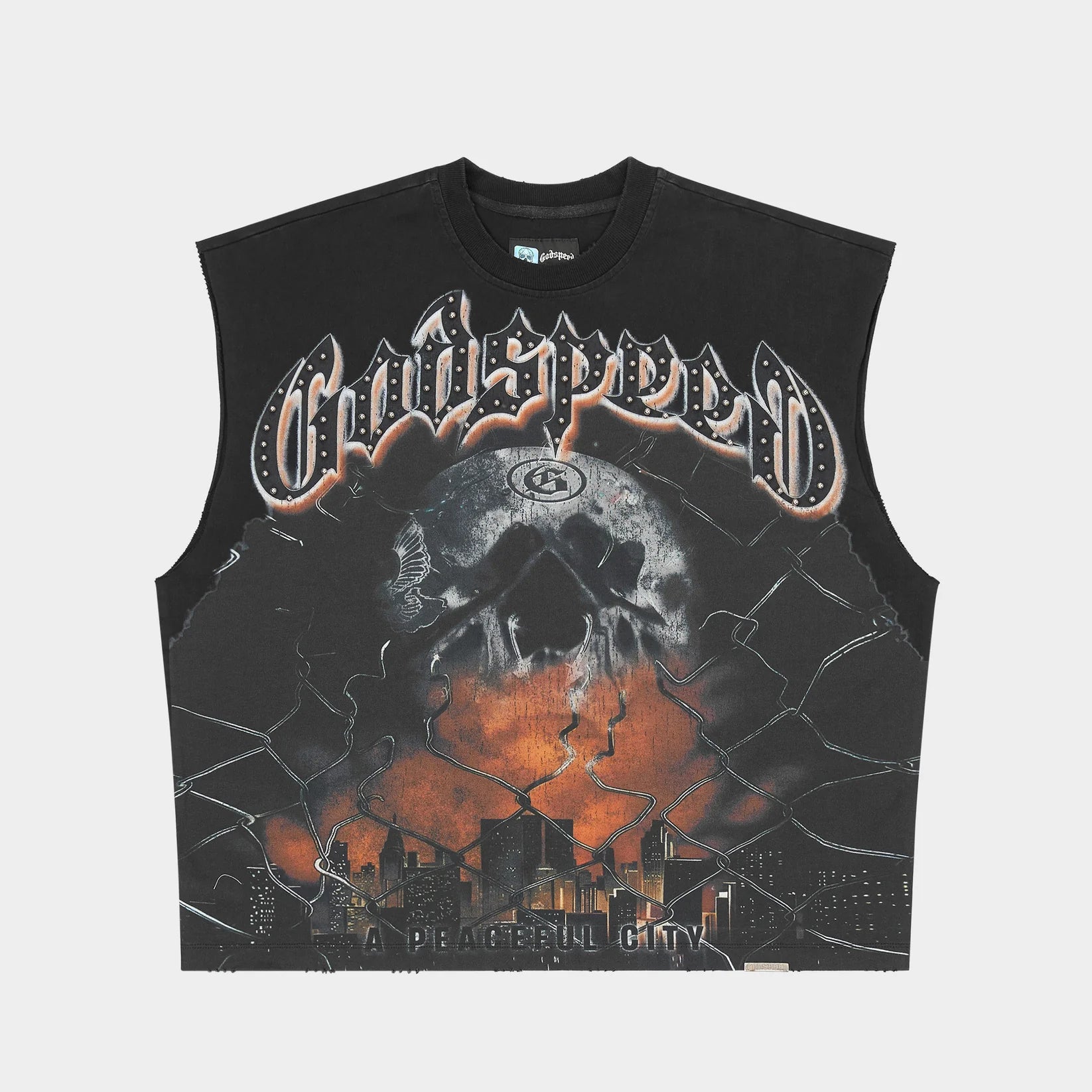 Godspeed fences sleeveless t-shirt by GODSPEED