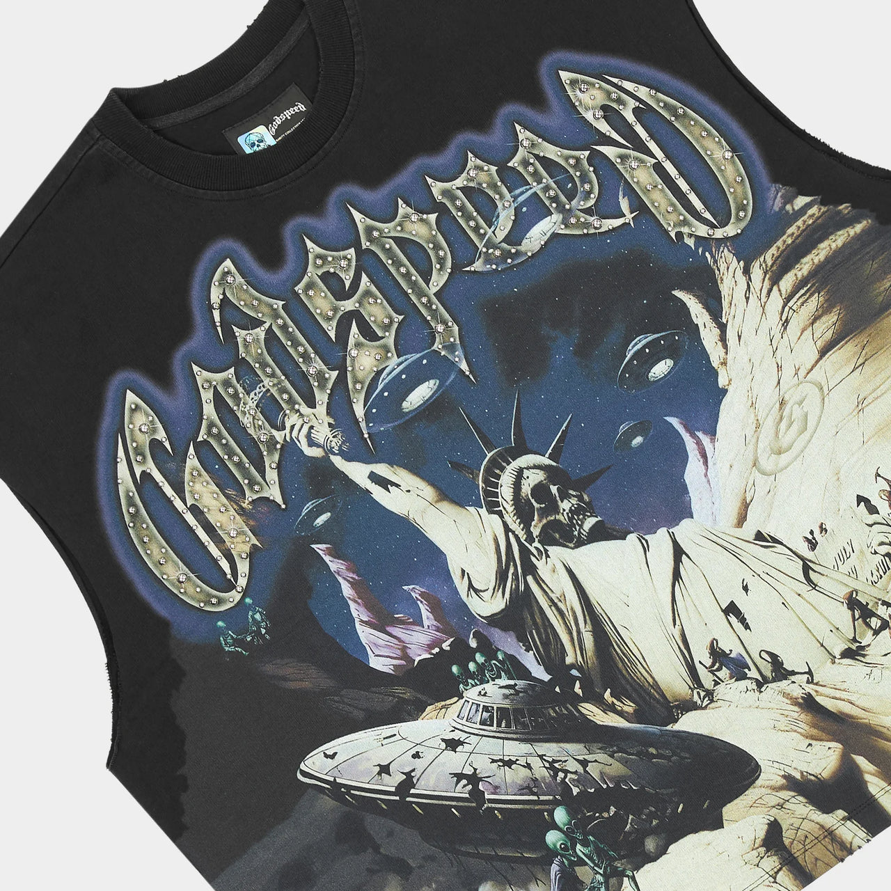 Godspeed the landing sleeveless t-shirt - T-SHIRT - Cityswagusa.com