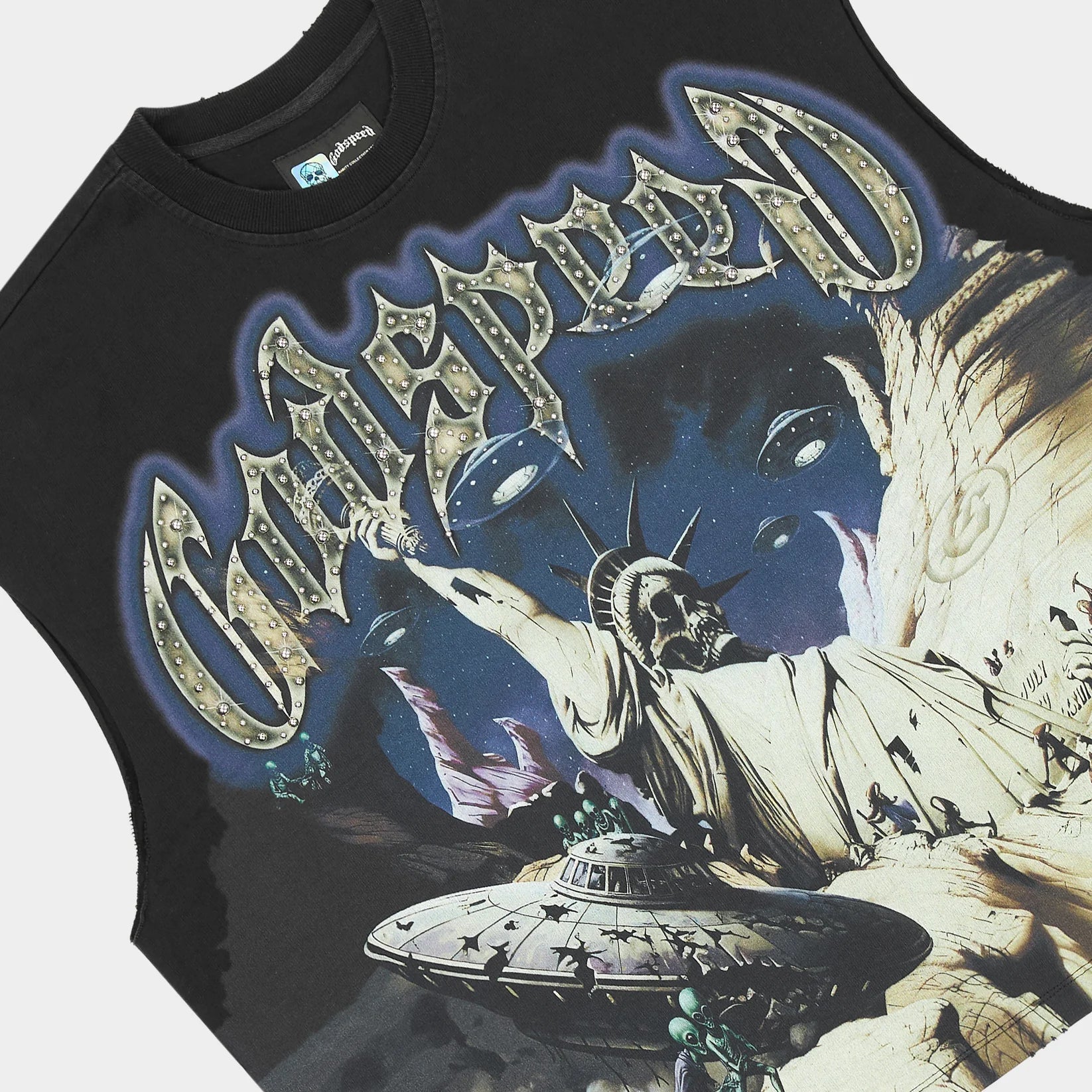 Godspeed the landing sleeveless t-shirt by GODSPEED