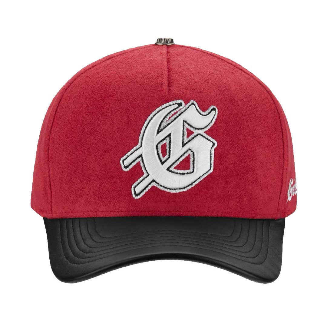 Godspeed insignia logo leather/suede snapback hat. - HATS - Cityswagusa.com