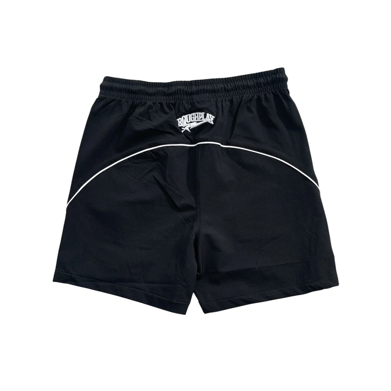 Rough play logo nylon shorts by ROUGH PLAY